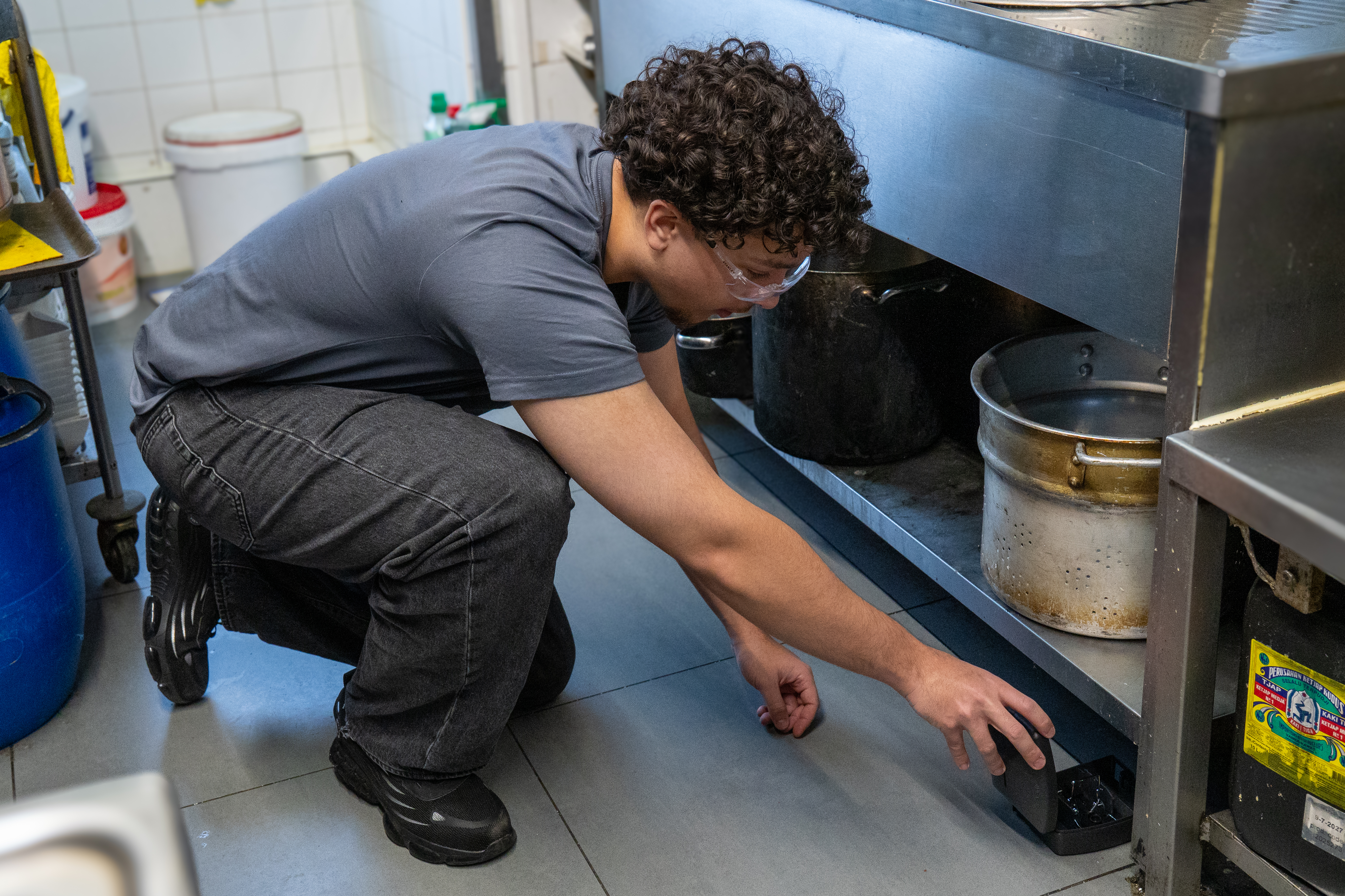 Professionele muizenbestrijder